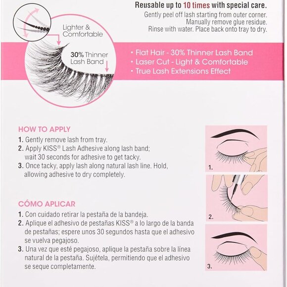 Kiss Lashes Lash Couture Naked Drama - Picture 2 of 14